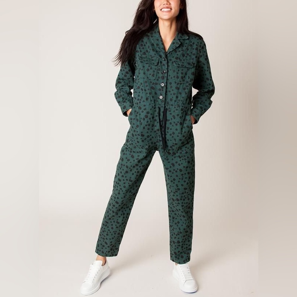 Rachel Antonoff | Ziggy Jumpsuit | XS | Green Dot
